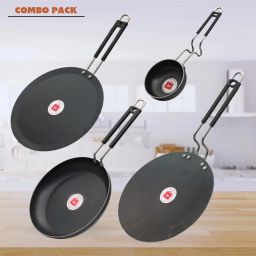 Premium Quality Pack of 4 Fry Pan 20 cm diameter 0.75 L capacity-image-47