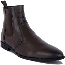 Handmade Brunette Brown Chelsea Boots for Riding Biking for Men - RGCL - UK 7 Boots For Men-image-86