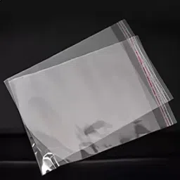 feelblue Transparent Bopp Pouches with Self Adhesive, For Packing Clothes Articles etc Security Bag image 2