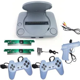GARNER 55 KIDS TV Game 8BIT Classic Console Inbuilt Game with 2 Cassette NA GB with Contra, Super Mario Bros, F1 Race, Cricket Game-picture-16