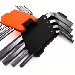yellow tommy 9 PCS Hex Key Set | Hardened Steel | DIY Tool Kit Allen Key Set image 3