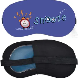Snooze Cartoon Eye Mask for Sleeping with Soothing Gel Insert-image-17