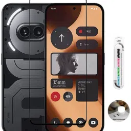 MAHTO Tempered Glass Guard for Nothing 2A Plus Tempered Glass | 9H Full HD, Anti Scratch Screen Guard & Cable Protector 1 & Usb Portable Lamp 1-image-37