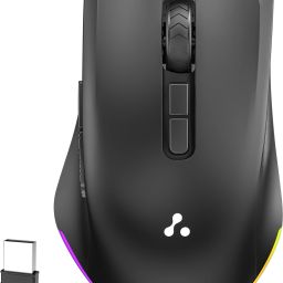 Ambrane SliQ Glow Wireless Right Handed Optical Mouse with Bluetooth-2