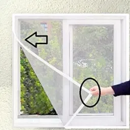 Polyester Kids Washable Window Mosquito Net 3*4 ft WHITE Window washable net Mosquito Net-12