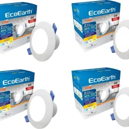 Bixy |6W| Led Junction & Concealed Downlight |Round| Cool White | Pack of 4 Recessed Ceiling Lamp-24