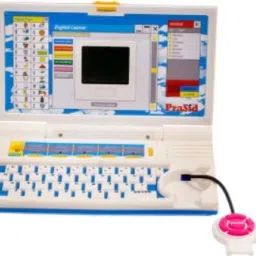 20 Activities & Play Laptop With Mouse Control Toy For Kids (Blue)-20