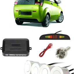 PKNA0273 White Car Reverse Parking Sensor with LED Display 4 Sensor PKNA0273 Parking Sensor-22