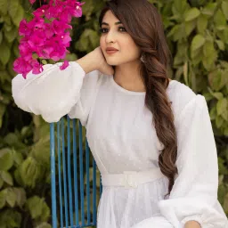 Georgette Stitched Anarkali Gown-image-51