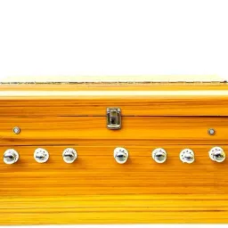 Flute 7 Stopper Harmonium, 39 Keys,For Student FSMNH108 3.25 Octave Hand Pumped Harmonium-30