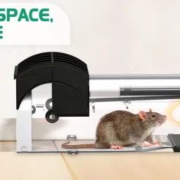 Rat Trap Cage Reusable Smart Mouse Trap Cage Rodent Trap Live Trap-15