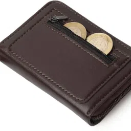 Men & Women Casual, Formal Khaki Genuine Leather RFID Card Holder-picture-15