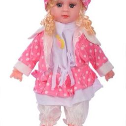 Cute Musical Rhyming Big Stroller Dolls Laughing Singing Stuffed Talking Set-image-57