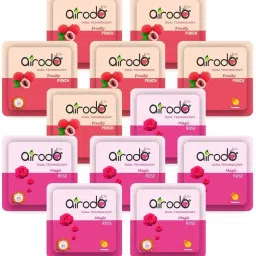 Power Pocket Gel Air Freshener | Assorted Mix Scents | Pack of 12 Refill-24