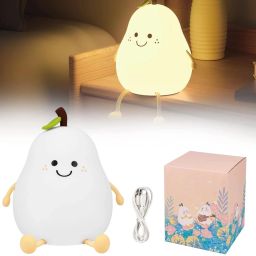 Cute Pear Led Night Light Night Lamp-image-91