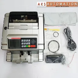 AKS AUTOMATION Mix Value Counter Currency Counting Machine With Counterfeit Notes Detection Note Counting Machine image 5