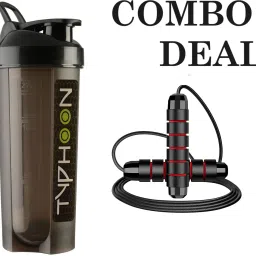 Combo of Typhoon Bottle with Skipping Rope for Gym Workout Fitness Accessory Kit Kit-image-33