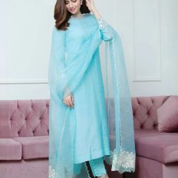 Embellished Kurta, Trouser/Pant & Dupatta Set-image-30