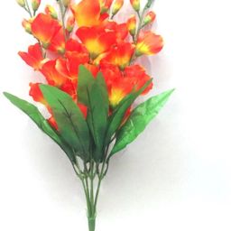 Gladiolus artificial flower Orange Gladiolus Artificial Flower-image-2