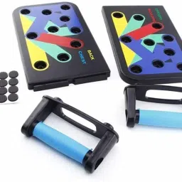 toys n smile Push Up Board - Complete Push Up Training System, 9 in 1 Color -Coded Push-up Bracket Board for Power Press Exercise, Fitness Fitness Accessory Kit Kit image 2