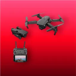 E99 Foldable Pro Drone for Kids | Obstacle Avoidance rone 2 Batteries_11 Drone-image-63