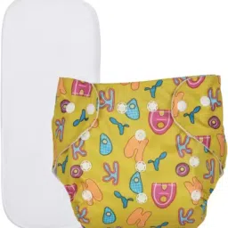 texla New Print Cloth Button Diaper Reuse Nappy Baby Pants With Insert For (0 -3Y)H1Te image 3
