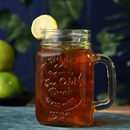 Glass Mason Jar withMugs for Juice | Beverages | Moctail | Shakes 450 ml, 1 pc Glass Beer Mug-image-66