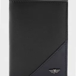 Men Casual, Formal, Travel Black Genuine Leather Wallet - Mini-image-45
