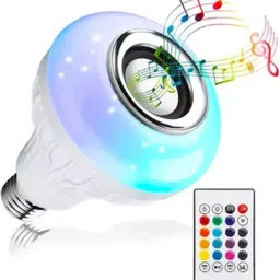 KAVYARA Smart Music LED Bulb | RGB Color Changing Light with Bluetooth Audio & Remote Smart Bulb-image-23