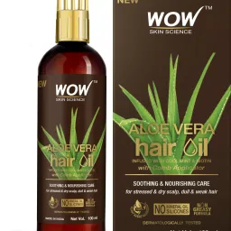 AloeVera Hair Oil- Scalp Soothing and Nourishment With Comb Applicator-100ml Hair Oil-18