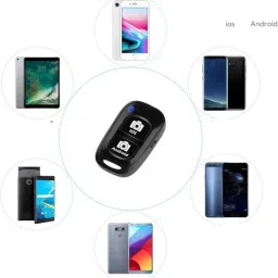 henx wireless blutooth sutter button for selfy & videosCamera Remote Control image 4