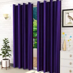 152 cm (5 ft) Polyester Room Darkening Window Curtain (Pack Of 2)-10