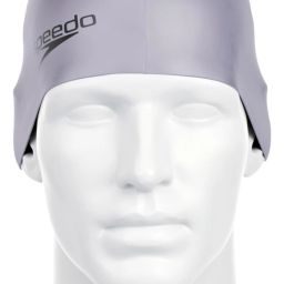 Unisex-Adult Plain moulded Silicone Swimming Cap-image-28