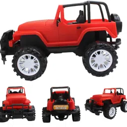 Big size plastic friction powered Jeep toy for kids-32