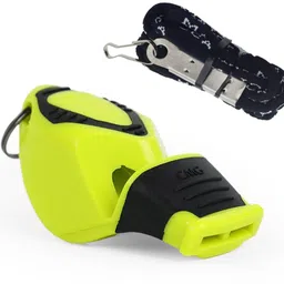 zorbes High Decibel Plastic Whistle with Lanyard and Keyring for Sports and Safety Pealess Whistle-picture-24