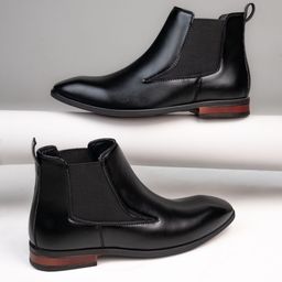 Roadster Men Black Chelsea Boots Boots For Men-picture-40
