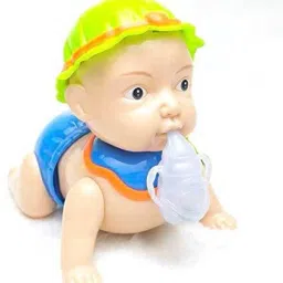 Runing and Weeping Naughty Baby Crawling Toy with Music and 3D Lights (Multicolour)-picture-27