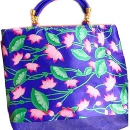 brown leaf Women Blue Cosmetic Bag-picture-47
