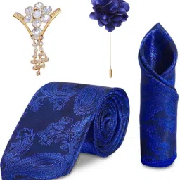 RANDOM STRIPE Satin Tie Pin Set-image-45