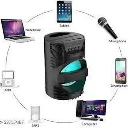 FRONY LZ (PORTABLE WIRELESS SPEAKER) Upto 6H Playtime & FM Radio Powerful SoundA259 15 W Bluetooth Laptop/Desktop Speaker image 3