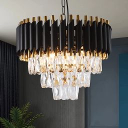 Premium Crystal 400 mm jhoomer Chandelier Ceiling Lamp Ceiling Light Ceiling Lamp-image-23