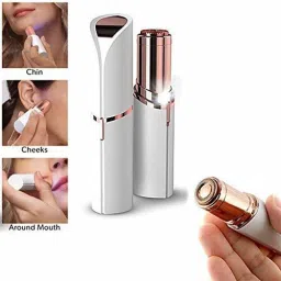 Viraan Painless Face Hair Remover Machine/Trimmer Shaver (White And Gold) Trimmer 45 min Runtime 0 Length Settings-picture-17