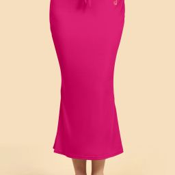 Trendmalls New.P01-Pink-3XL Lycra Blend Petticoat-image-76