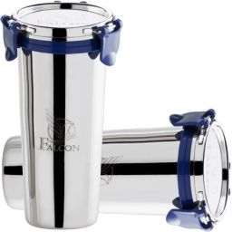 (Pack of 2) Stainless Steel Eco Nxt Tumbler Comes with Steel Lid (You&Me_520ml_Set2) Glass Set Water/Juice Glass-image-50