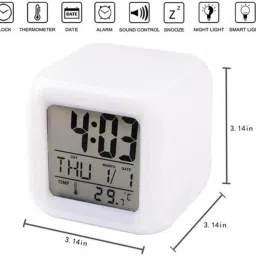 vprotect Digital White Clock image 2