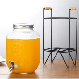 Mason Jar Glass 5000ML With stand Bottom Loading Water Dispenser-image-29