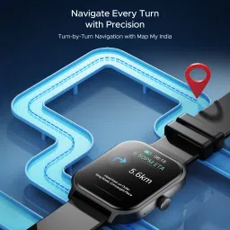 boAt Storm Call 3 Plus w/ Turn by Turn Navigation, QR Tray, 4.97cm(1.96'') HD Display Smartwatch image 4