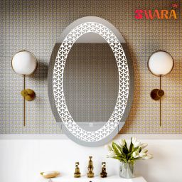 3 Colors LED lighted Mirror Decorative Interior Decorative wall 8 * 24 Inch Bathroom Mirror-image-36