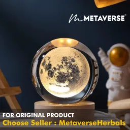 Moon Crystal Ball| Night Lamp| Night Light 3D Moon| Lunar Table Lamp| Home Decor Table Lamp-12
