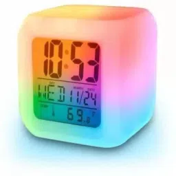 Digital Multicolor Clock-10